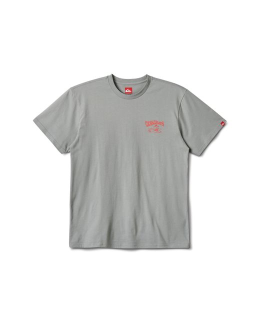 Quiksilver Gray Smooth Move Graphic T-shirt for men