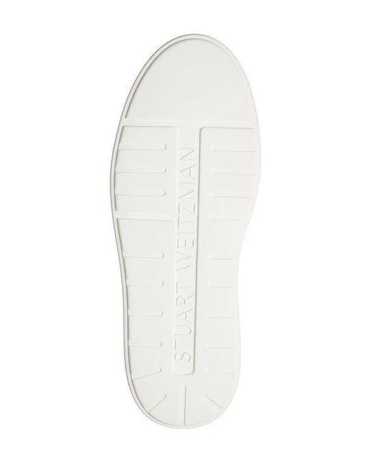 Stuart Weitzman White Skater Mule Sneaker