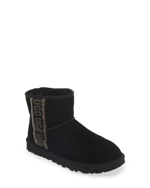UGG Classic Mini Genuine Shearling Lined Boot in Black Lyst