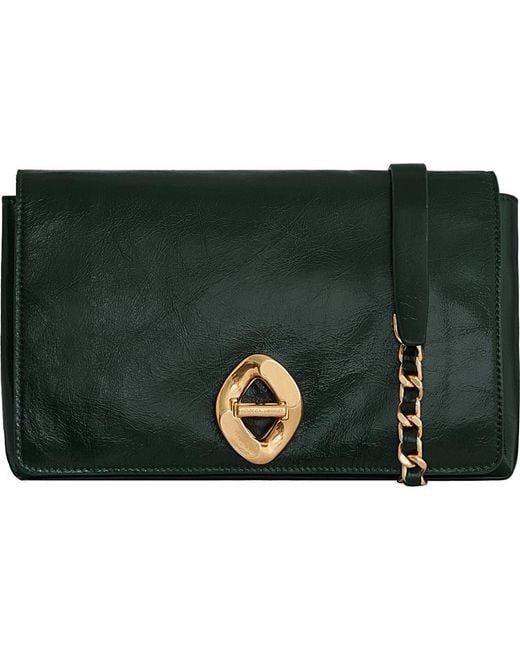 Rebecca Minkoff Green G Leather Crossbody Bag