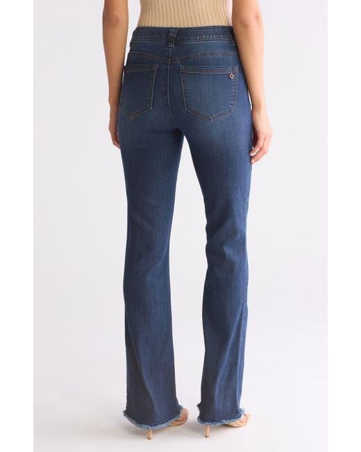 Democracy Itty Bitty More Fray Hem Jeans in Blue Lyst