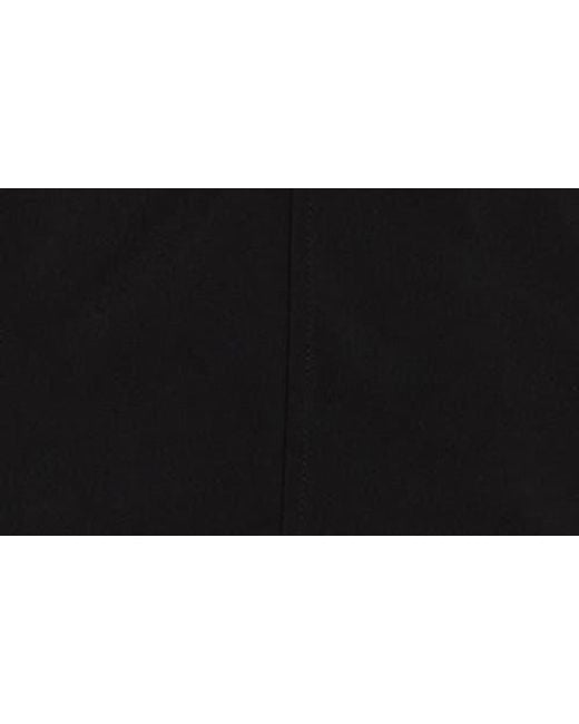 Bernardo Black Softshell Double-Breasted Trench Coat