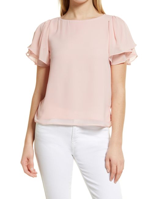 Vince Camuto Tiered Tulip-Sleeve Blouse