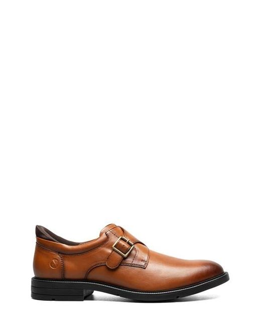 Nunn Bush Brown Kore Ez Hero Plain Toe Monk Shoe for men