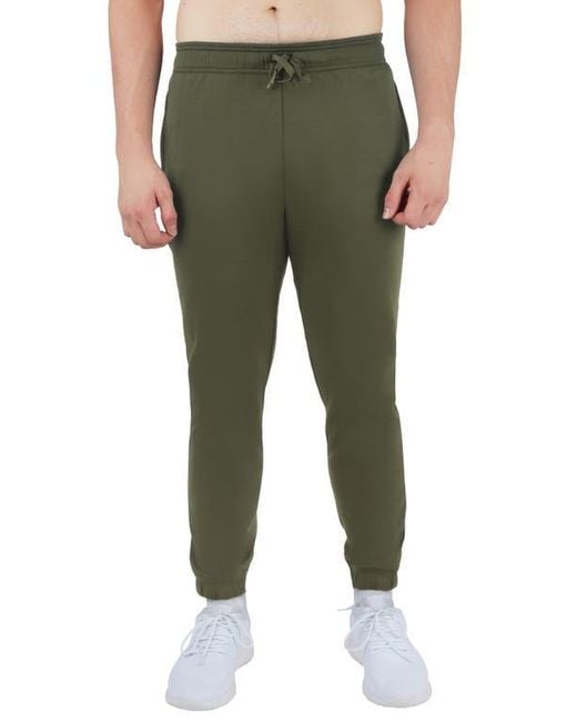 90 Degrees Green Sunday Scuba Lounge Joggers for men