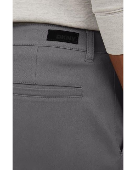 DKNY Gray Powerstretch Flat Front Cargo Pants for men