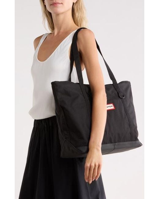 Hunter Black Campus Tote
