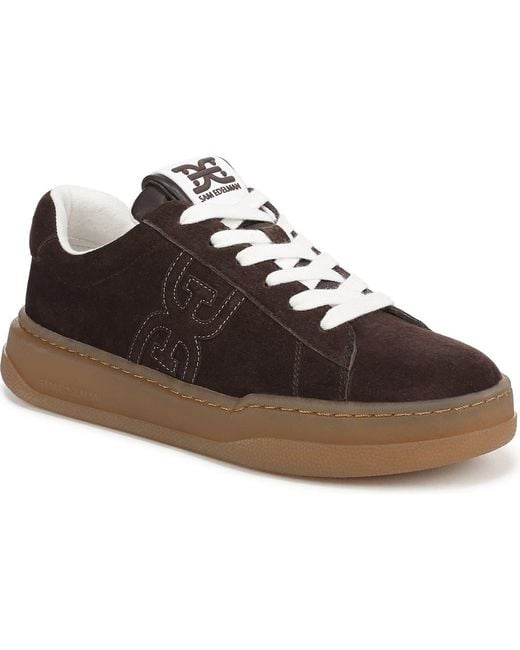 Sam Edelman Brown Rhea Platform Sneaker