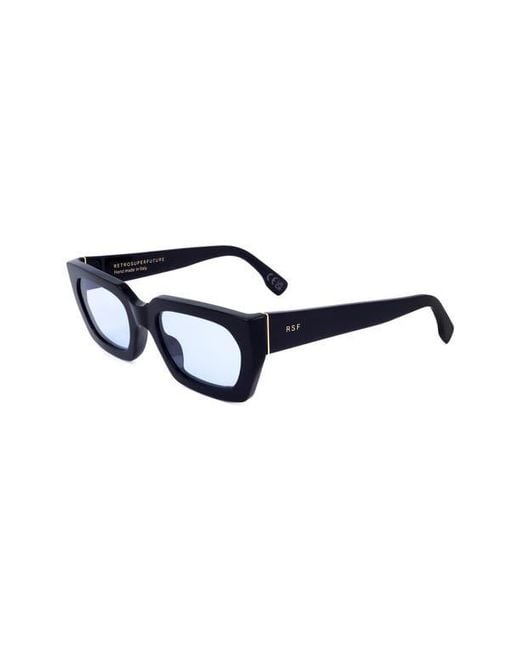 Retrosuperfuture Black 54Mm Rectangle Sunglasses