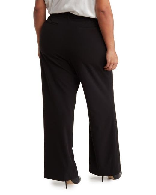 Calvin Klein Scuba Crepe Pants in Black Lyst
