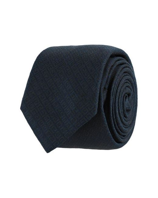 Givenchy Blue 4G Jacquard Silk Tie for men