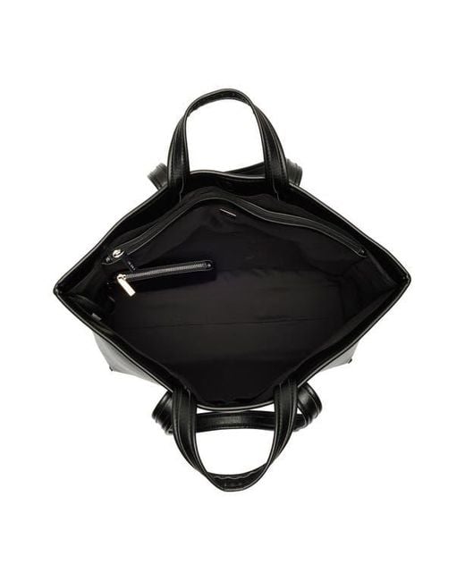 BCBGMAXAZRIA Black Double Handle Tote Bag