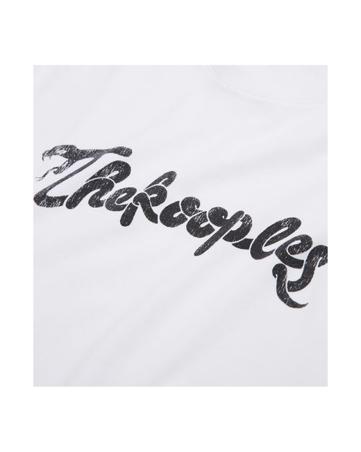 The Kooples White Logo Graphic Jersey T-shirt