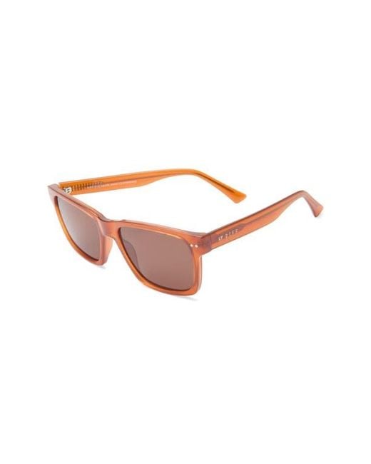 DIFF Brown Marco 56Mm Square Sunglasses for men