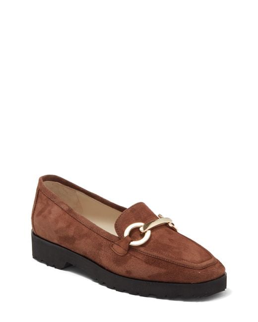 Amalfi by Rangoni Gero Loafer In Castagno Cashmere At Nordstrom Rack in Brown | Lyst