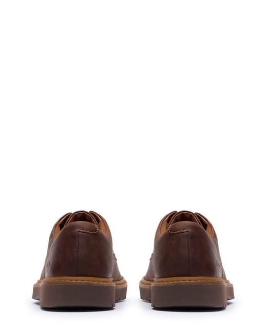 Clarks Brown Weltridge Plain Toe Derby for men