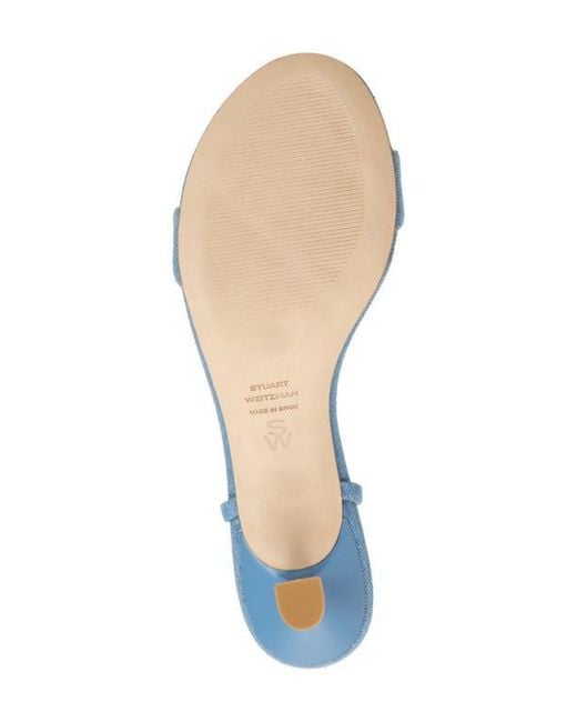 Stuart Weitzman White Nudist Wrap Sandal