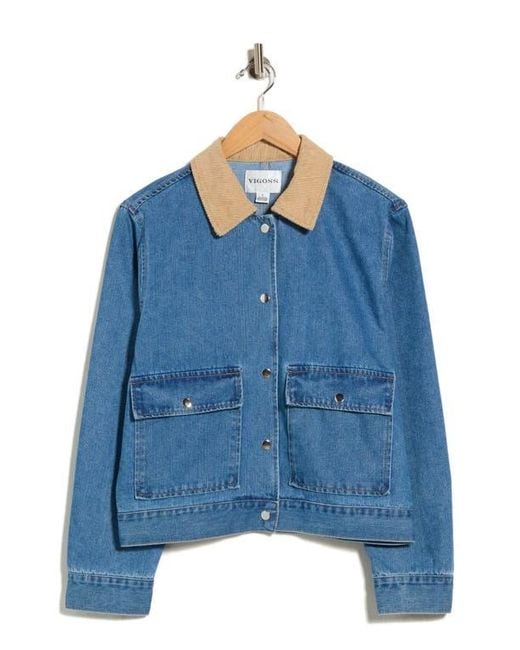 Vigoss Blue Denim Barn Jacket