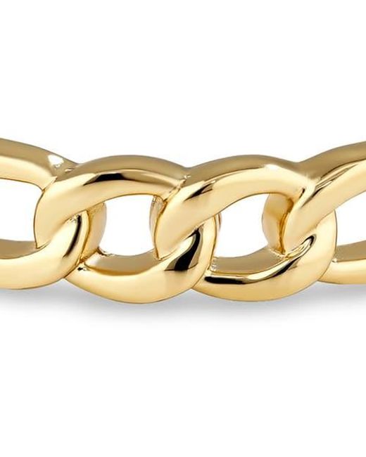 DEVATA Metallic Figaro Link Ring