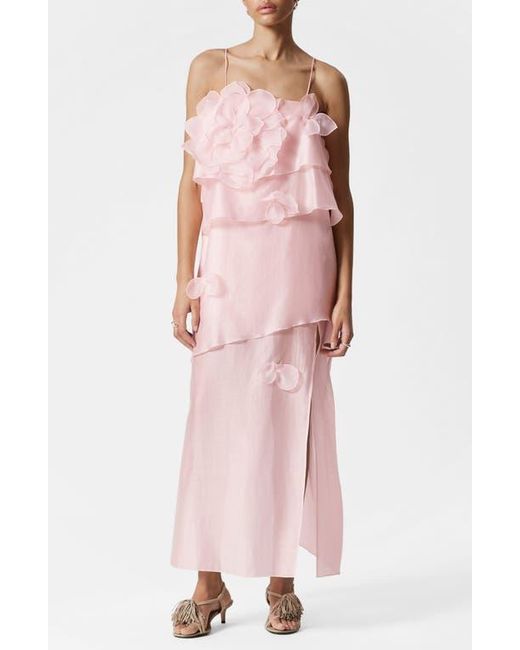 & other stories floral appliqu midi dress & OTHER STORIES & Other Stories x Susan Fang - Floral-Appliqu Midi Dress