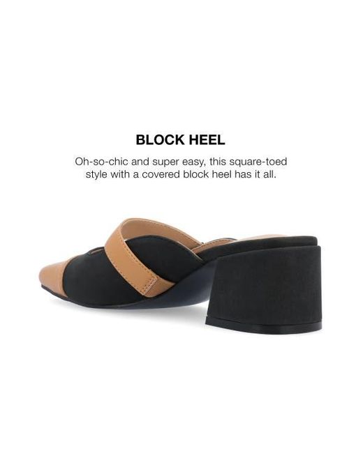 Journee Collection Black Dalla Pump