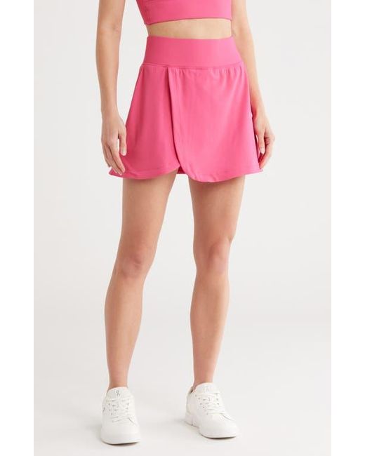 90 Degrees Pink Wonderlink Tulip Hem Skort