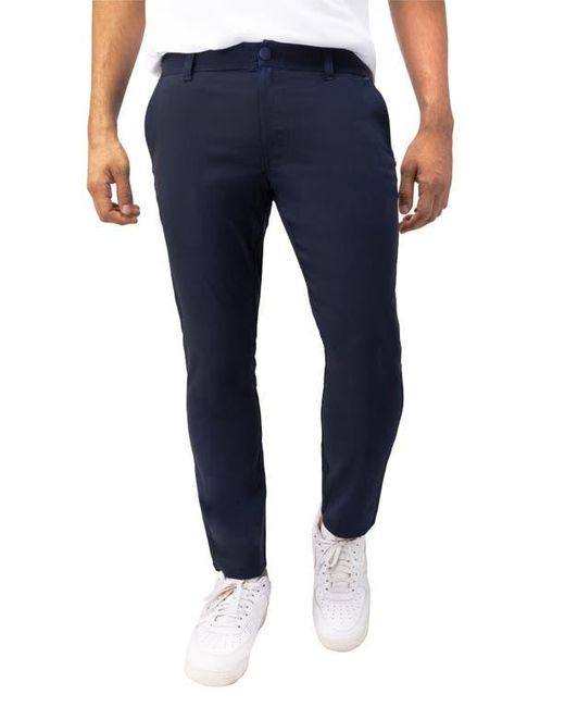 Xray Jeans Blue Hidden Zip Pocket Twill Trousers for men
