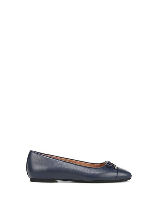 Vionic Blue Klara Cap Toe Flat