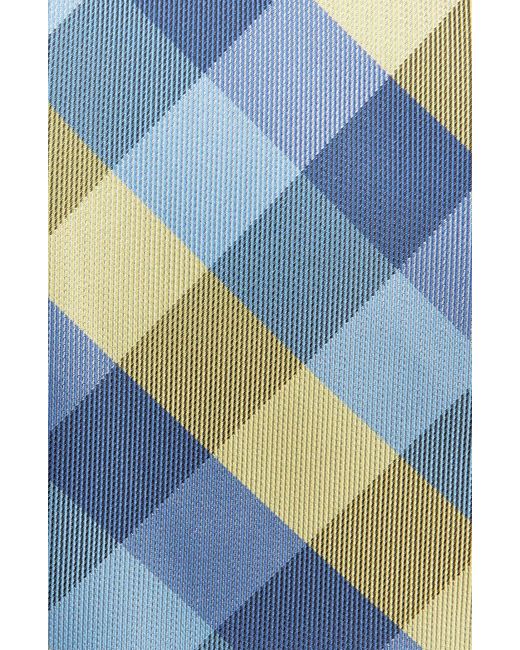 Tommy Hilfiger Blue Tartan Grid Tie for men