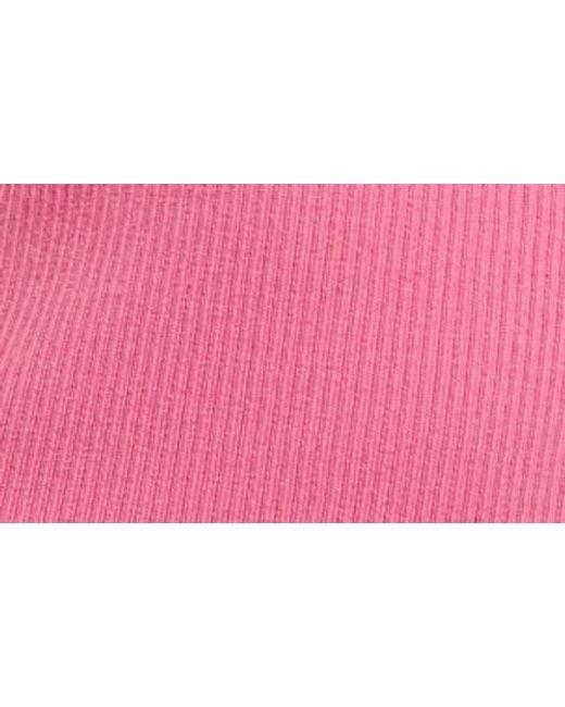 Wishlist Pink Ribbed Tank