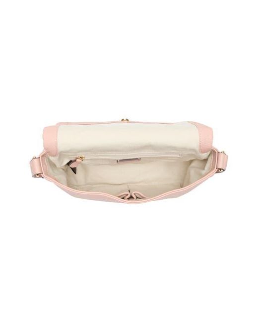Aimee Kestenberg Pink Preston Medium Leather Crossbody Bag