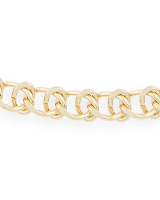Nordstrom Rack White Interlock Link Chain Necklace