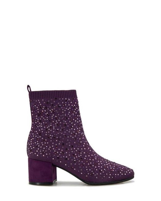Kenneth Cole Purple Rida Stretch Bootie
