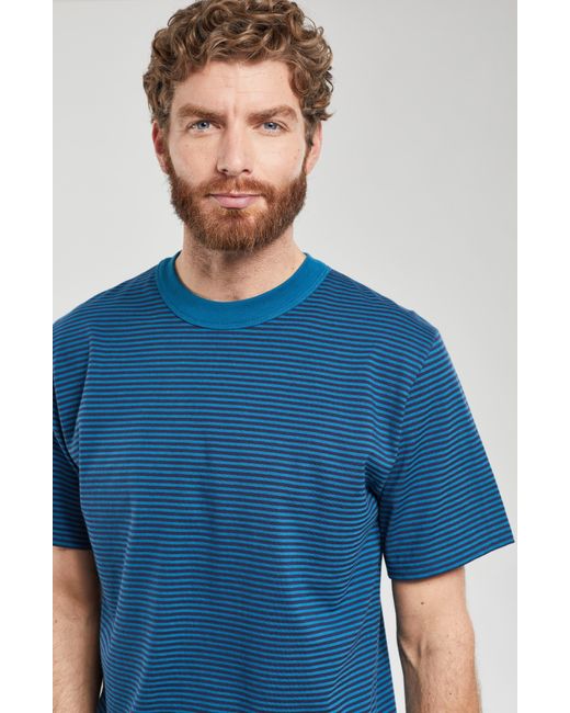 Armor Lux Blue Heritage Stripe T-shirt for men
