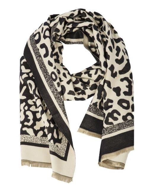Saachi Black Reversible Scarf