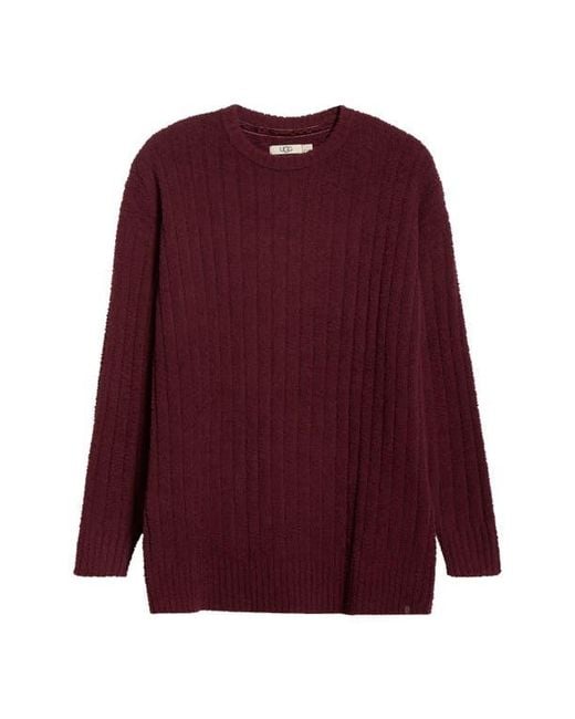 Ugg Red Riz Rib Sweater