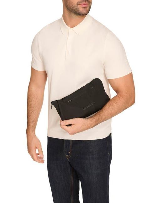 Cole Haan Black Packable Rain Jacket for men