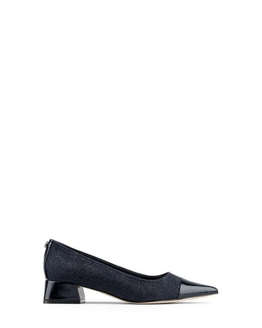Donald J Pliner Blue Cap Toe Pump