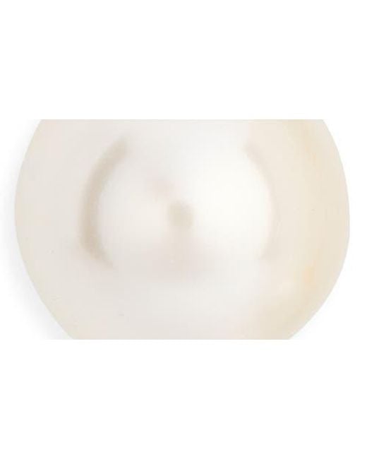 Kate Spade White Have A Ball Faux Pearl Linear Drop Earrings
