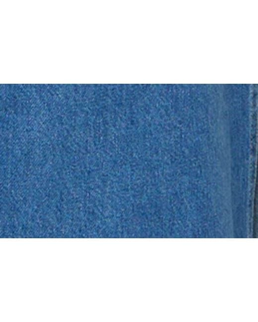 Closed Blue Long Sleeve Denim Midi Shirtdress