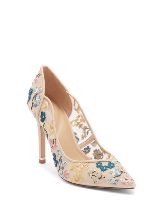 Ted Baker Natural Camilla Pointed Toe Pump