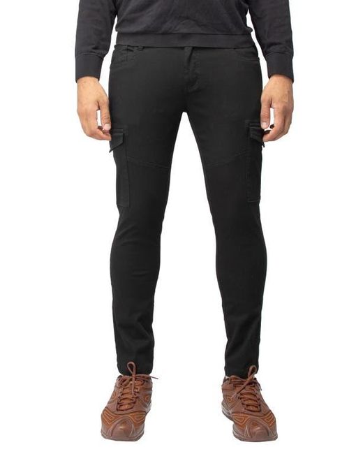 Xray Jeans Black Commuter Cargo Chino Pants for men