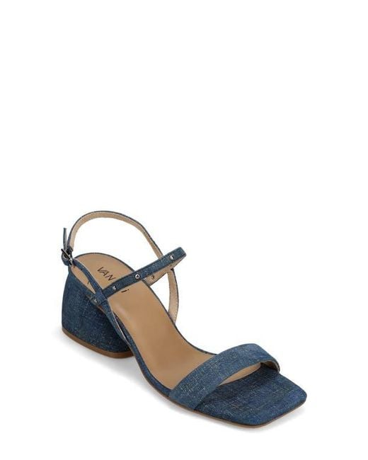 Vaneli Blue Maela Ankle Strap Sandal