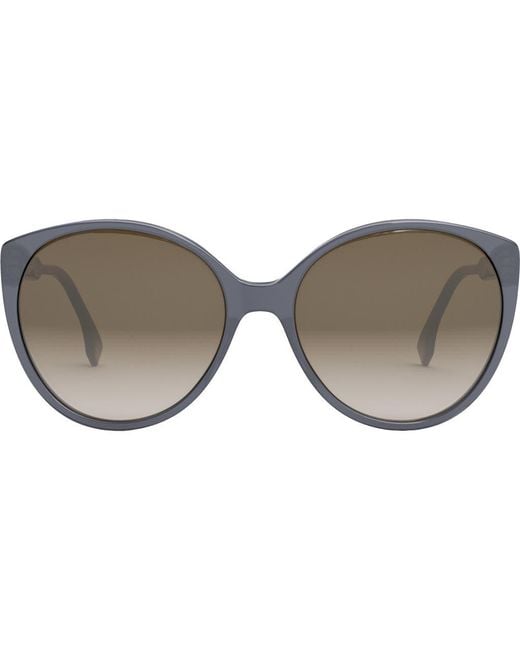 Fendi Multicolor Fine 59Mm Round Sunglasses