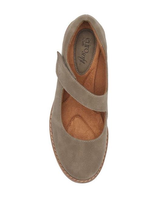 EuroSoft Brown Franlee Mary Jane Flat