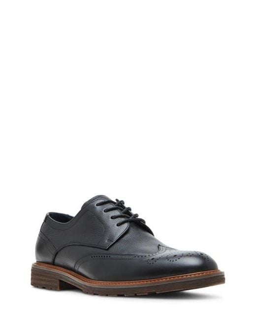 Steve Madden Black Acari Wingtip Derby for men