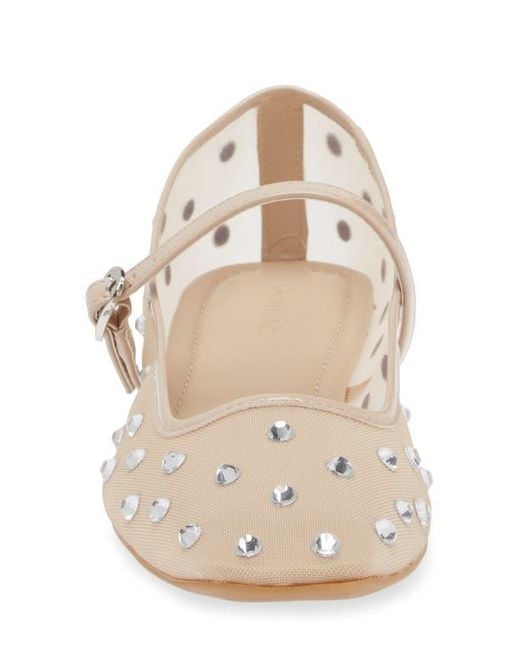 Open Edit Natural Desi Mary Jane Flat
