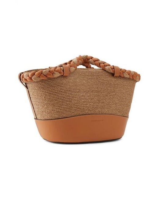 エレガント SALE！★HELEN KAMINSKI Duna トート Helen Kaminski Duna Woven Raffia Tote Bag in Brown | Lyst
