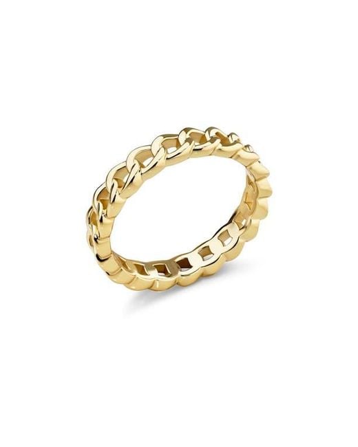 DEVATA Metallic Curb Chain Ring