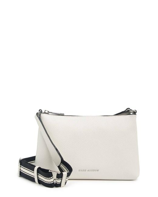 Marc Jacobs The Cosmo Leather Crossbody Bag In Cotton At Nordstrom Rack